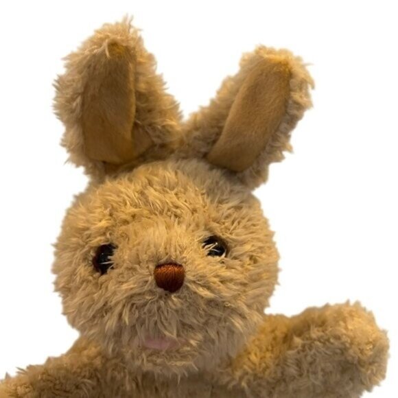 Hand Puppets Animal Fair Set of Frog & Bunny Sweaters 10" Harcourt INC Vtg - Picture 13 of 16